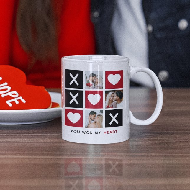 Mug Mignon 'Vous Avez Gagné Mon Coeur 3 Photo (Créateur téléchargé)