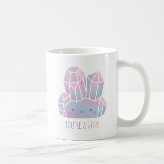 Mug Mignon vous êtes une positivité de gemme (Droite)
