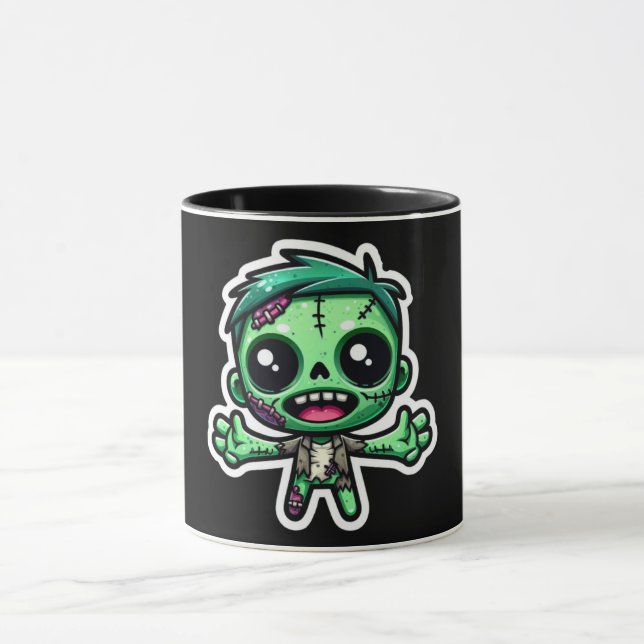 Mug Mignon, zombie de dessin animé (Centre)