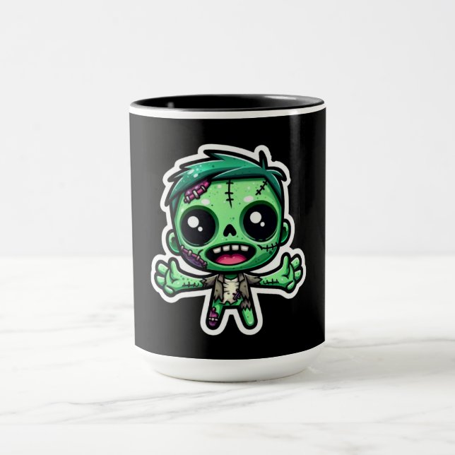 Mug Mignon, zombie de dessin animé (Centre)