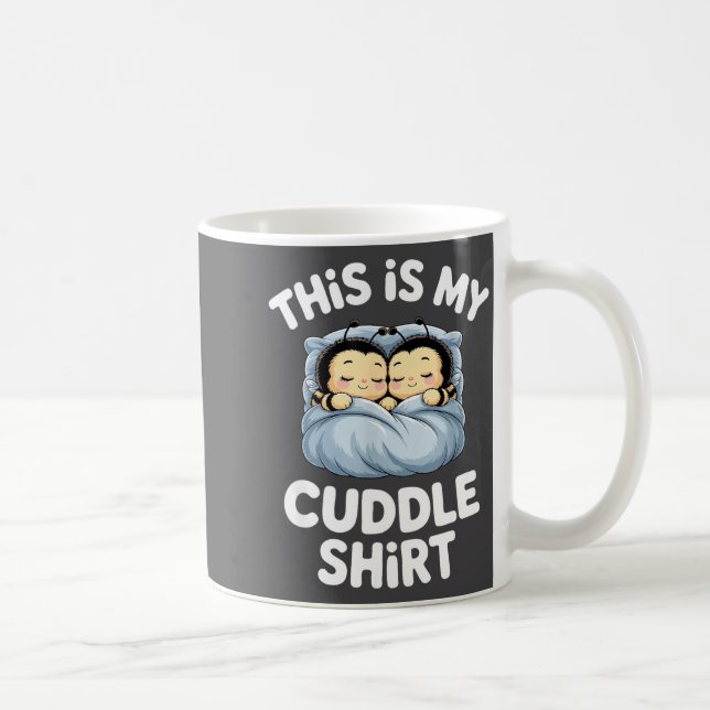 Mug Mignonne abeille endormie c'est mon câlin  (Droite)