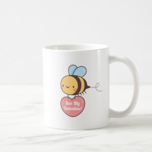 Mug Mignonne abeille ma Saint-Valentin Sois ma Valenti