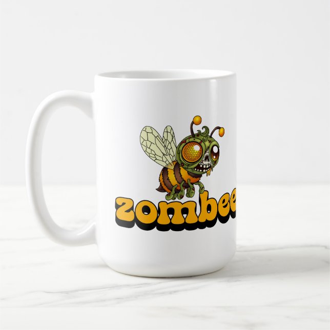 Mug Mignonne abeille zombie (Gauche)