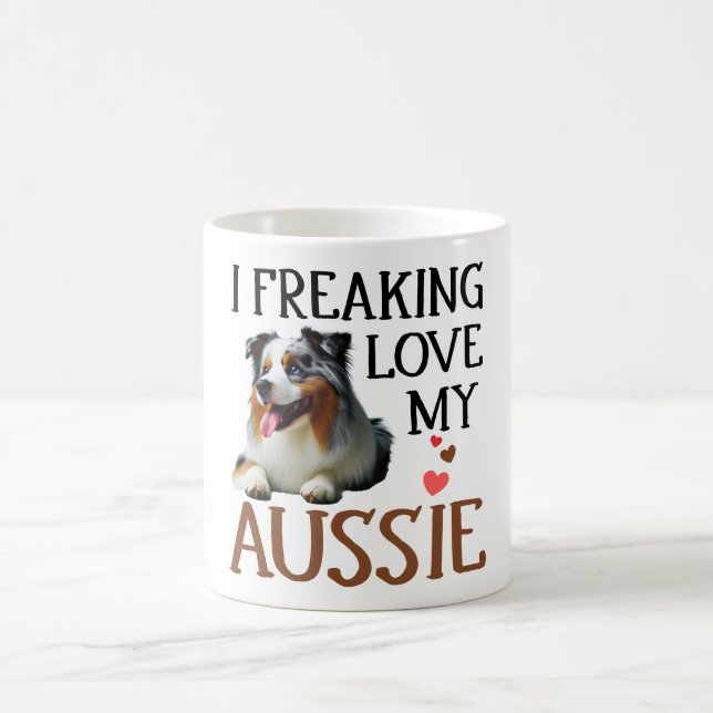 Mug Mignonne amour Mon Chien Aussie (Centre)