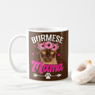 Mug Mignonne Birmane Mama Chat Maman Maman Fête de la 