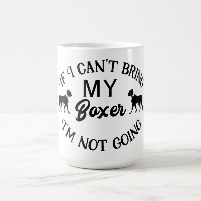 Mug Mignonne Boxer Chien Puppy Papa - Boxer Chiens Amo (Centre)