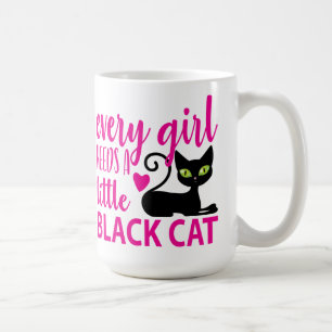 Mug Mignonne Chat Maman Kitty Halloween Chat Noir Café