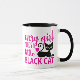 Mug Mignonne Chat Maman Kitty Halloween Chat Noir Café