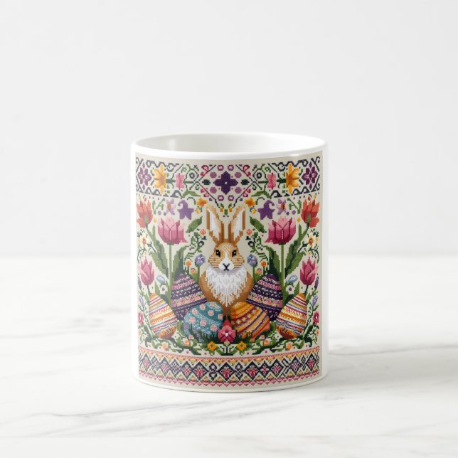 Mug Mignonne/Colorée Printemps/Pâques (Centre)