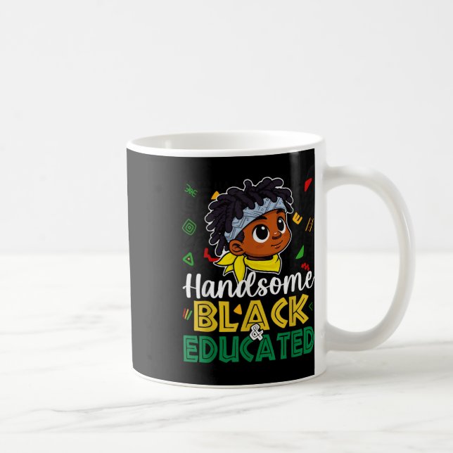 Mug Mignonne et belle noir; Noir instruit Histoire M (Droite)