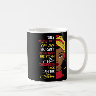Mug Mignonne Femme Noire Rétro Je Suis La Tempête Hist