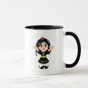 Mug Mignonne fille de montagne
