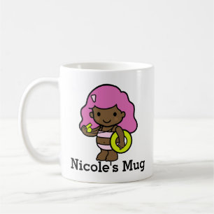 Mug Mignonne fille Garde-vie avec sauveteur