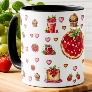 Mug 💗 mignonne fraise 🍓 🥨