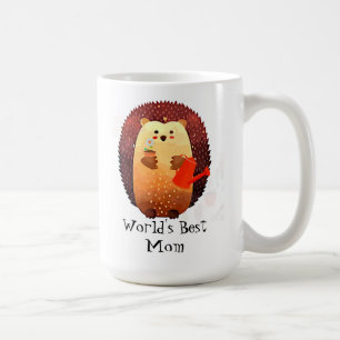 Mug Mignonne Hérisson animal meilleur maman du monde