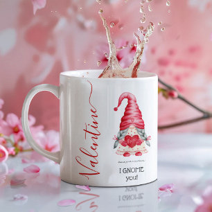 Mug Mignonne I Girl GNOME you Valentines Day