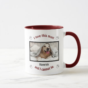 Mug Mignonne J'ADORE CE MUTT Amoureux des chiens per