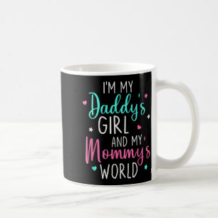 Mug Mignonne, je suis la fille de mon papa et le bébé 