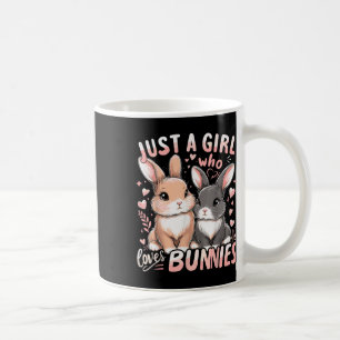 Mug Mignonne Lapin Juste Une Fille Qui Aime Lapins Lap