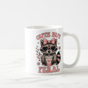 Mug Mignonne Mais Feral Raccoon Sungles Funny Meme été