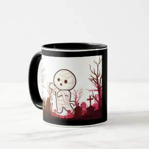 Mug Mignonne maman Halloween dans le cimetière Éffraya