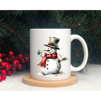 Mug Mignonne motte d'hiver Snowman
