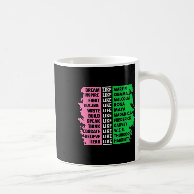 Mug Mignonne Noir Histoire Mois Aka Fun Tee Histoire N (Droite)
