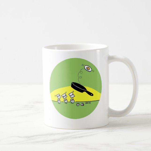 Mug Mignonne Oeuf Cartoon Doit Gymnastique Retourner D (Droite)