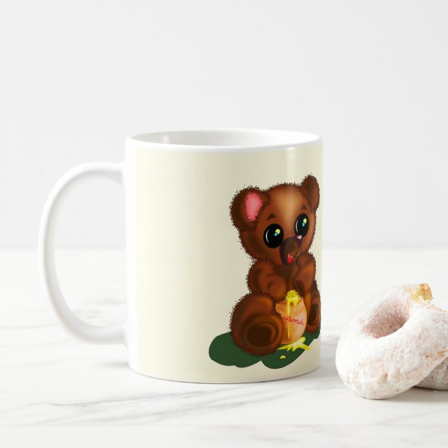 Mug Mignonne ours de miel (Avec donut)