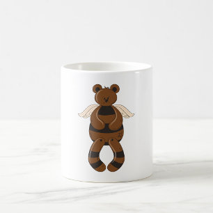 Mug Mignonne Ours en Teddy Brown avec ailes Angel
