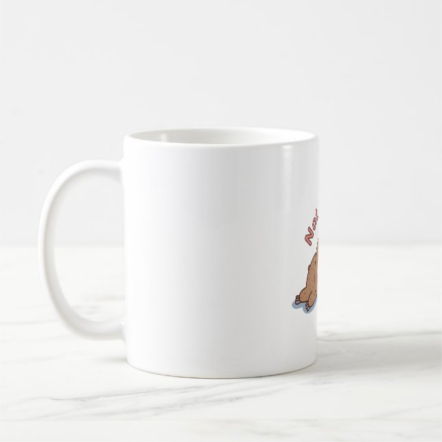 Mug Mignonne Pas Aujourd'Hui Partir Dormir (Gauche)