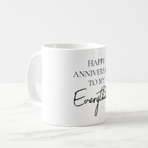 Mug Mignonne Romantique Joyeux Anniversaire Mon Tout