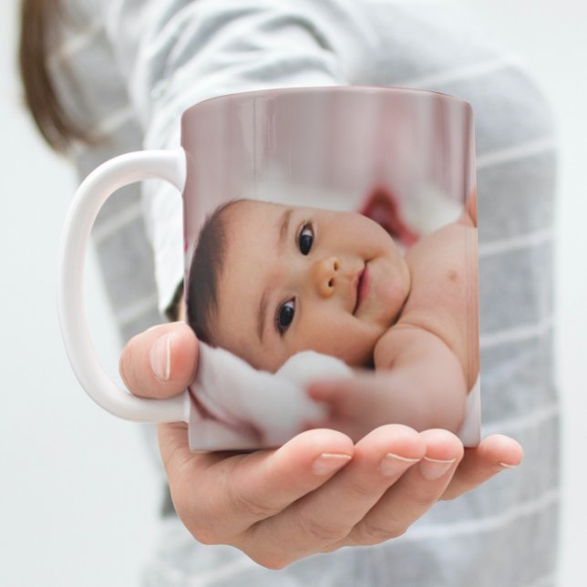 Mug Mignonne Serez-Vous Parrain Bébé Photo Baptême (Créateur téléchargé)