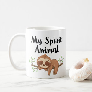 Mug Mignonne Sloth est My Spirit Animal Coffee