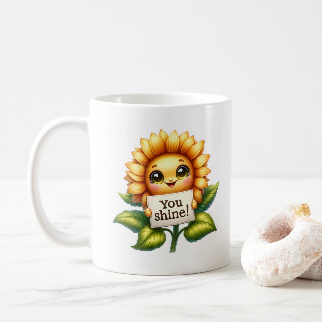 Mug Mignonne Tournesol  (Avec donut)