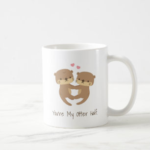 Mug Mignonne Tu Es Ma Moitié De Loutres, Des Loutres A