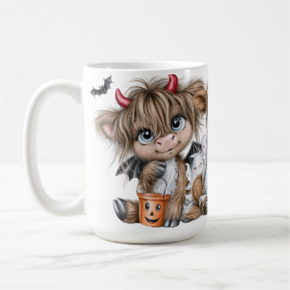 MUG MIGNONS ADORABLES VACHES HIGHLAND D'HALLOWEEN