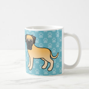 Mug Mignons Faons de Dessin Animé Chiens Mastiff Angla