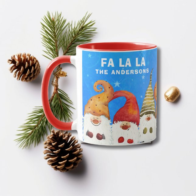Mug Mignons lutins de Noël Fa La La (Créateur téléchargé)