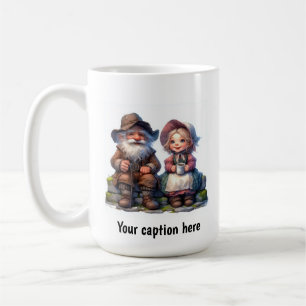 Mug Mignons Munchkins Âgés en Vêtements Anciens