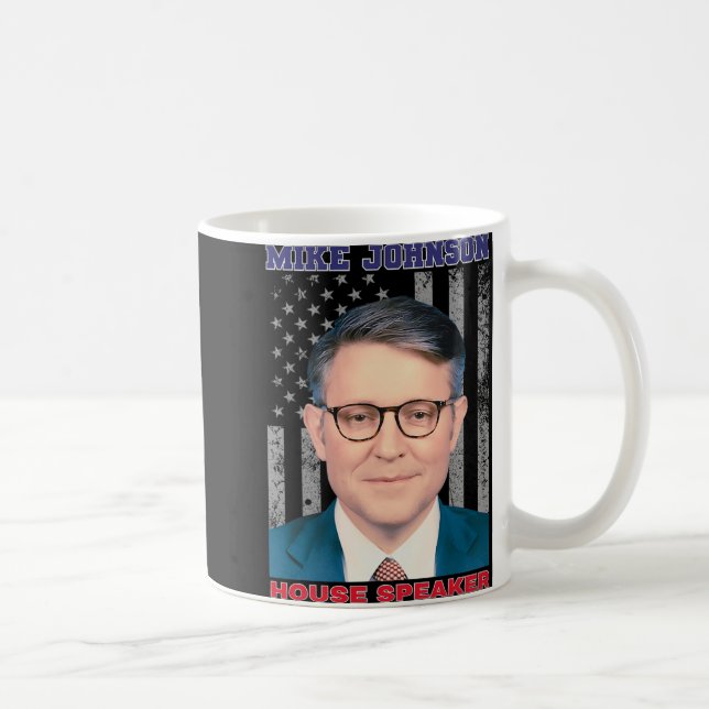 Mug Mike Johnson New House Speaker American Usa Flag P (Droite)