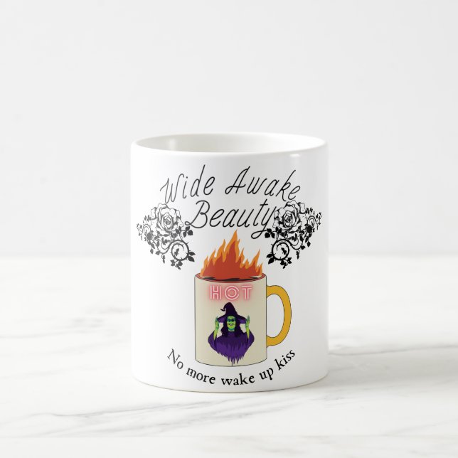 Mug Mikitiez café halloween sorcière princesse beauté (Centre)