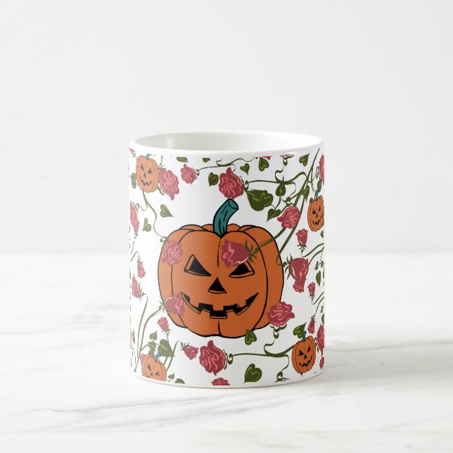 Mug Mikitiez halloween citrouille éffrayant octobre au (Centre)