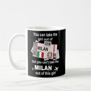 Mug Milan Boarding Pass Milan Girl Milan
