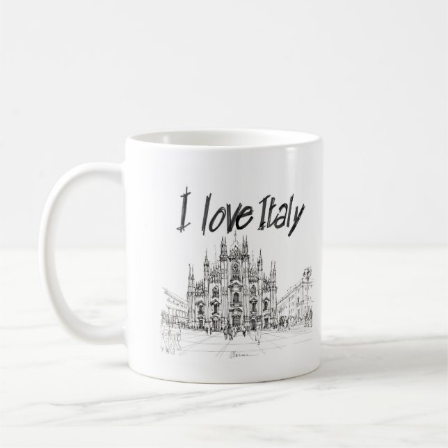 Mug Milan, Italie. bicchiere (Gauche)