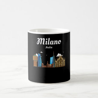 Mug Milano Italia / Milan - Skyline De La Ville De
