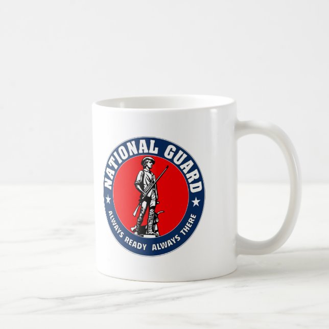 Mug Militaires de logo de garde nationale d'armée (Droite)