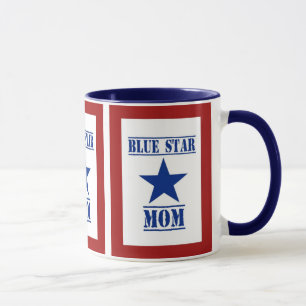 Mug Militaires de maman d'étoile bleue