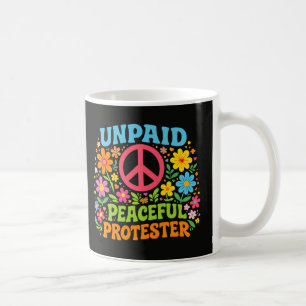Mug Militant Pacifique Non Rémunéré Rétro Activisme Pa