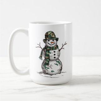 Mug Military Snowman